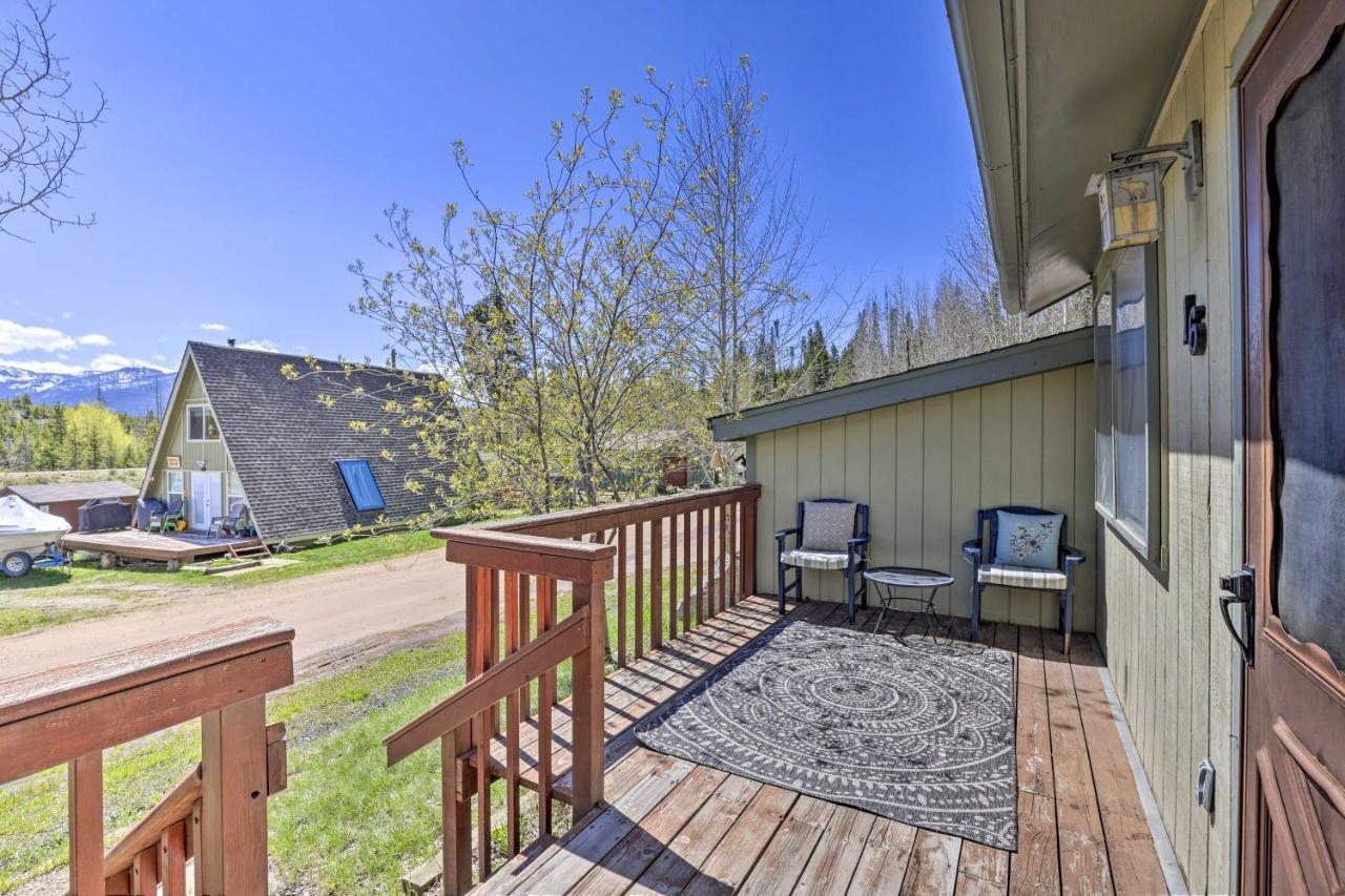 Grand Lake Home Fireplace, Deck And Mountain Views Exterior foto