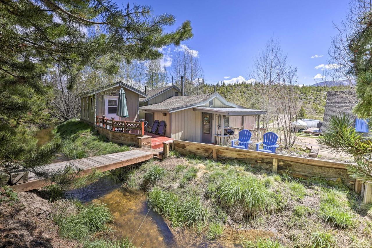 Grand Lake Home Fireplace, Deck And Mountain Views Exterior foto
