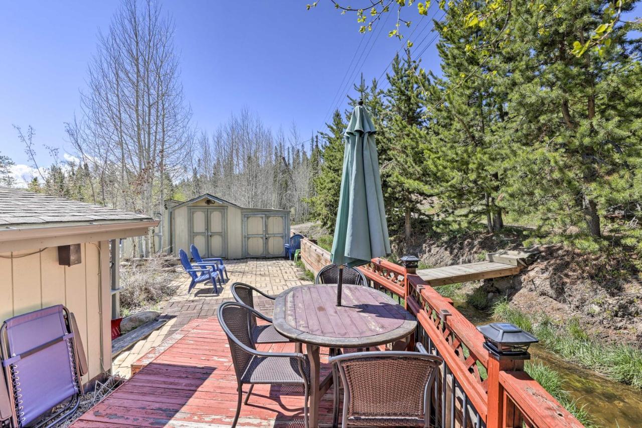 Grand Lake Home Fireplace, Deck And Mountain Views Exterior foto